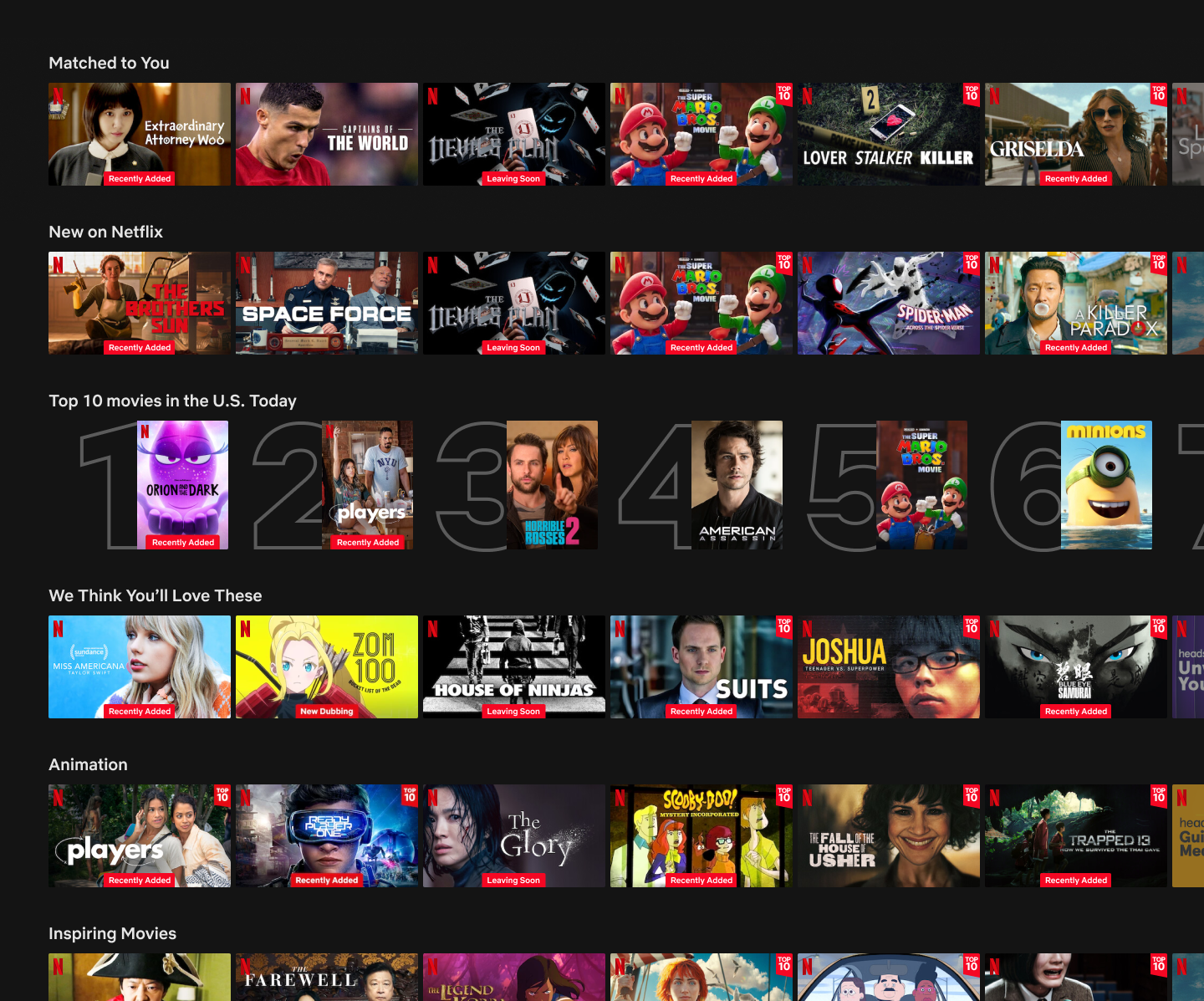 Choose viewing context