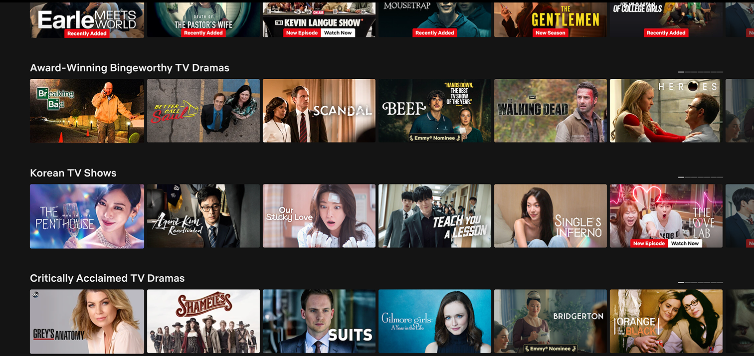 Choose viewing context